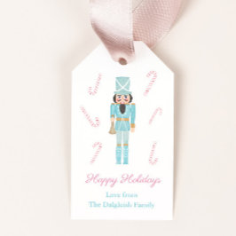 ピンクミントナツクラッカーバレエキャンディーキャンセホリデーズ ギフトタグ