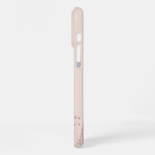 ピンクムーンのパープルツリー iPhoneケース (左側面)