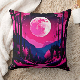 ピンクムーンファンタジー クッション