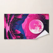 ピンクムーンファンタジー バスタオルセット (ハンドタオル)