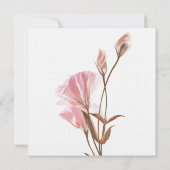 ピンクムーンフラワー招待状 招待状 (裏面)