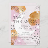 ピンクムーン トゥーザムーン 招待状 (正面/裏面)