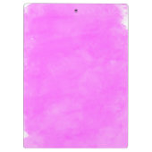 ピンクメイクスポッチエレガントシックなグラムパーソナライズされた クリップボード (裏面)