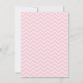 ピンクメイクポーチガールズバースデーパーティー招待状 招待状 (裏面)