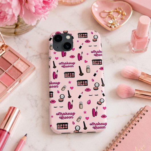 ピンクメイク柄フォンケース Case-Mate iPhoneケース