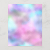 ピンクメイク美しいサロンバラ自筆証書グラデーション チラシ (裏面)