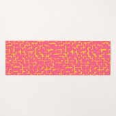 ピンクメイズ、ヨガマット、フィットネス、モダンデザイン ヨガマット (正面(横))