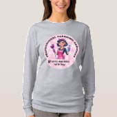 ピンクメイド清掃サービスユニフォーム Tシャツ (正面)