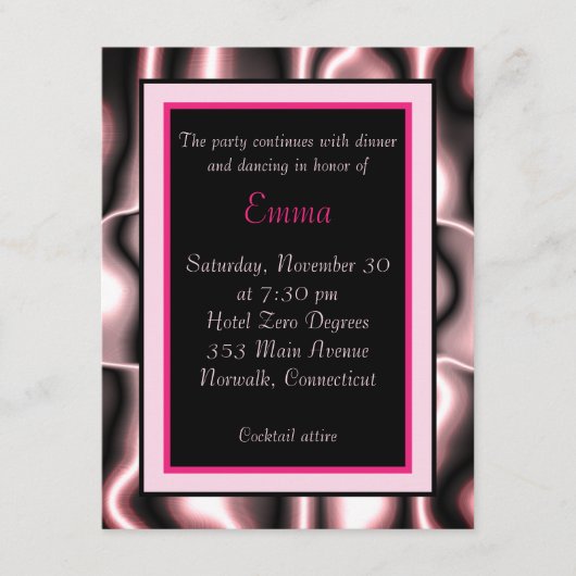 ピンクメタルエンクロージャカード エンクロージャーカード (正面)