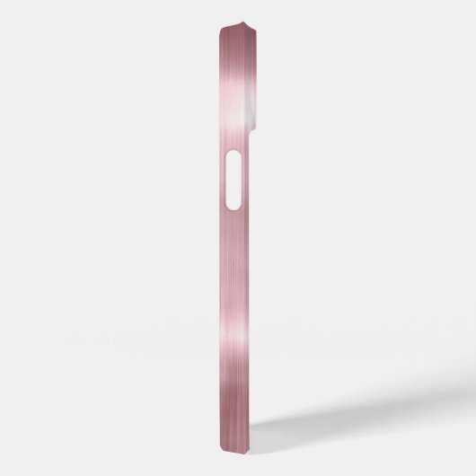 ピンクメタルダイアモンズモノグラムスパークリー Case-Mate iPhoneケース (裏面 / 右)