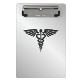 ピンクメディカルカドゥセウス ミニクリップボード (正面)