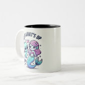 ピンクメドゥーサラブ ツートーンマグカップ (正面左)