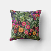 ピンクメドウフローラ クッション (裏面)