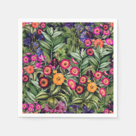 ピンクメドウフローラ スタンダードカクテルナプキン