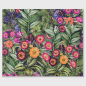 ピンクメドウフローラ ラッピングペーパー (フラット)