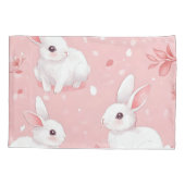 ピンクメドーバニーフローラガーデン 枕カバー (裏面)