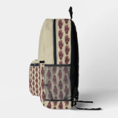 ピンクメンディハンドタトゥーアートデザイン パーソナライズされた プリントバックパック (右)