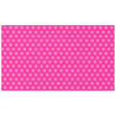 ピンクモスバラフラワーシームレスパターン テーブルクロス (正面(横))