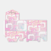 ピンクモダンお願い箱 フェイバーボックス (折り畳みなし)