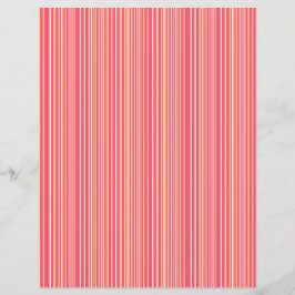 ピンクモダンとオレンジのストライプのスクラップブック紙