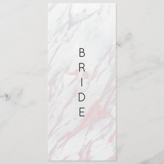 ピンクモダンとグレーの大理石の予約チェア記号 メニュー (正面)