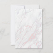 ピンクモダンとグレーの大理石シャワー招待状 (裏面)