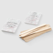 ピンクモダンとグレーの大理石プログラム ハンドファン (組立なし)