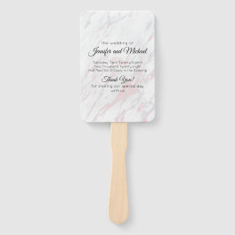 ピンクモダンとグレーの大理石プログラム ハンドファン