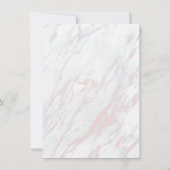 ピンクモダンとグレーの大理石婚約 (裏面)