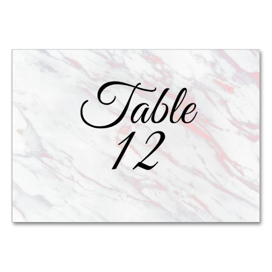 ピンクモダンとグレーの大理石 テーブルナンバー (裏面)