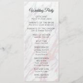 ピンクモダンとグレーの大理石 プログラム (裏面)