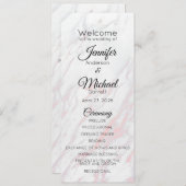 ピンクモダンとグレーの大理石 プログラム (正面/裏面)