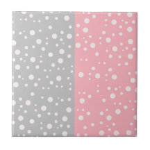 ピンクモダンとグレーデコール | 飾り四角