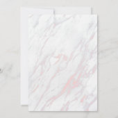 ピンクモダンとグレーマーブルブライダルブランチ (裏面)