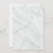 ピンクモダンとホワイトウォーターのカラーフローラ誕生日 招待状 (裏面)