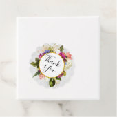 ピンクモダンとホワイトウォーター色のフローラブーケ フェイバータグ (インサイチュ)