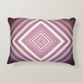 ピンクモダンと白のグラデーション アクセントクッション (裏面)