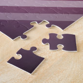 ピンクモダンと白のグラデーション ジグソーパズル (側面)