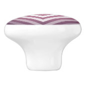 ピンクモダンと白のグラデーション セラミックノブ (側面)