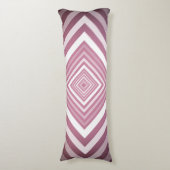 ピンクモダンと白のグラデーション ボディピロー (正面縦)