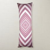 ピンクモダンと白のグラデーション ボディピロー (裏面 (縦))
