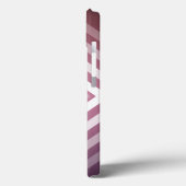 ピンクモダンと白のグラデーション Case-Mate iPhoneケース (裏面 / 左)