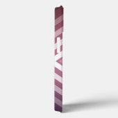 ピンクモダンと白のグラデーション Case-Mate iPhoneケース (裏面 / 右)