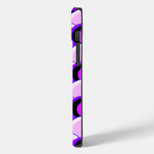 ピンクモダンと紫の円 Case-Mate iPhoneケース (裏面 / 左)