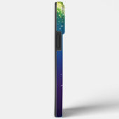 ピンクモダンと紫の青のスパークルシック Case-Mate iPhoneケース (裏面 / 右)