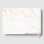 ピンクモダンと金ゴールド大理石 ゲストブック (裏面)