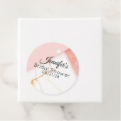 ピンクモダンと金ゴールド大理石 フェイバータグ (インサイチュ)