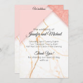 ピンクモダンと金ゴールド大理石 プログラム (正面/裏面)