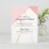 ピンクモダンと金ゴールド大理石 プログラム (スタンド正面)