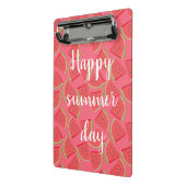 ピンクモダンのスイカ、夏 ミニクリップボード (アングル2)